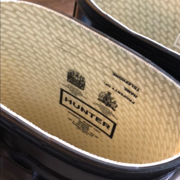 HUNTER Black original glass tall rain boots - Picture 2 of 4